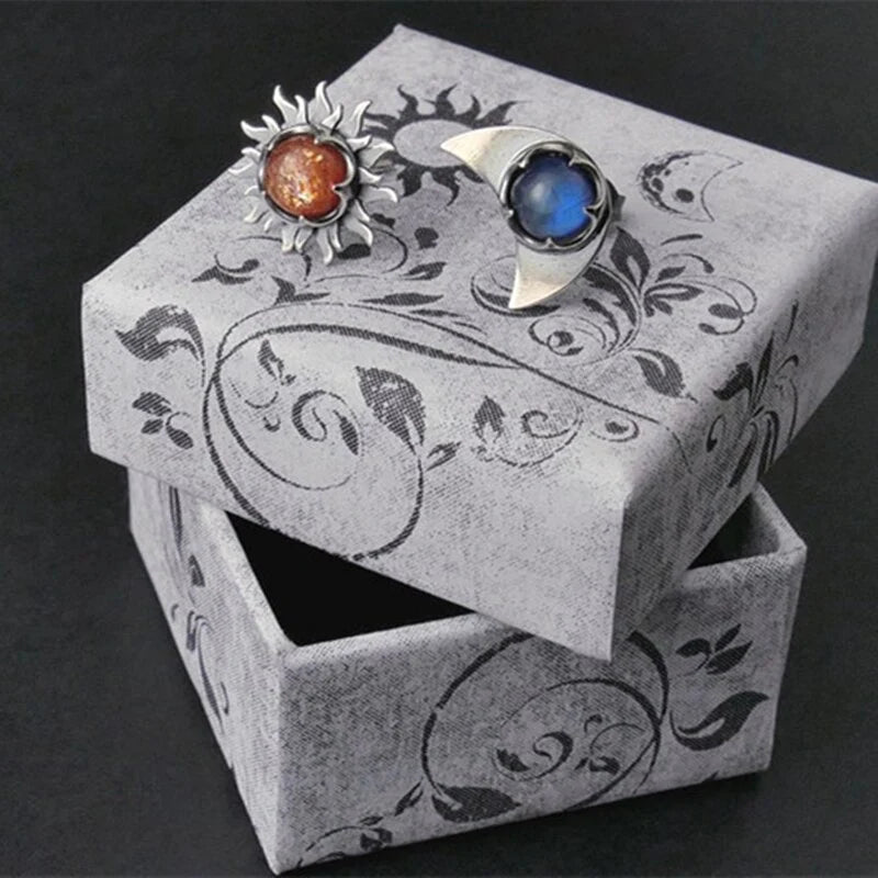 Kolczyki 'Słońce i Księżyc'