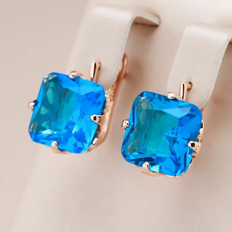 Złote Kolczyki z Cyrkoniami