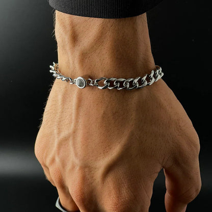 Spersonalizowany ręcznie robiony bransoletka pamięciowa z własnym zdjęciem