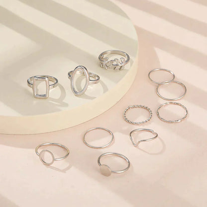 Zestaw 11 Vintage Pierścionków Srebrnych