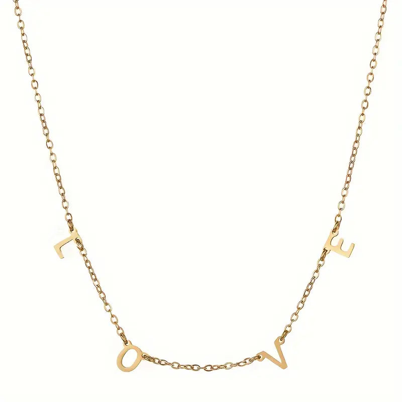 Złoty Naszyjnik z Indywidualnym Inicjałem