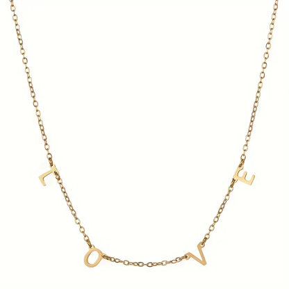 Złoty Naszyjnik z Indywidualnym Inicjałem
