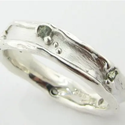 Stara srebrna pierścionek